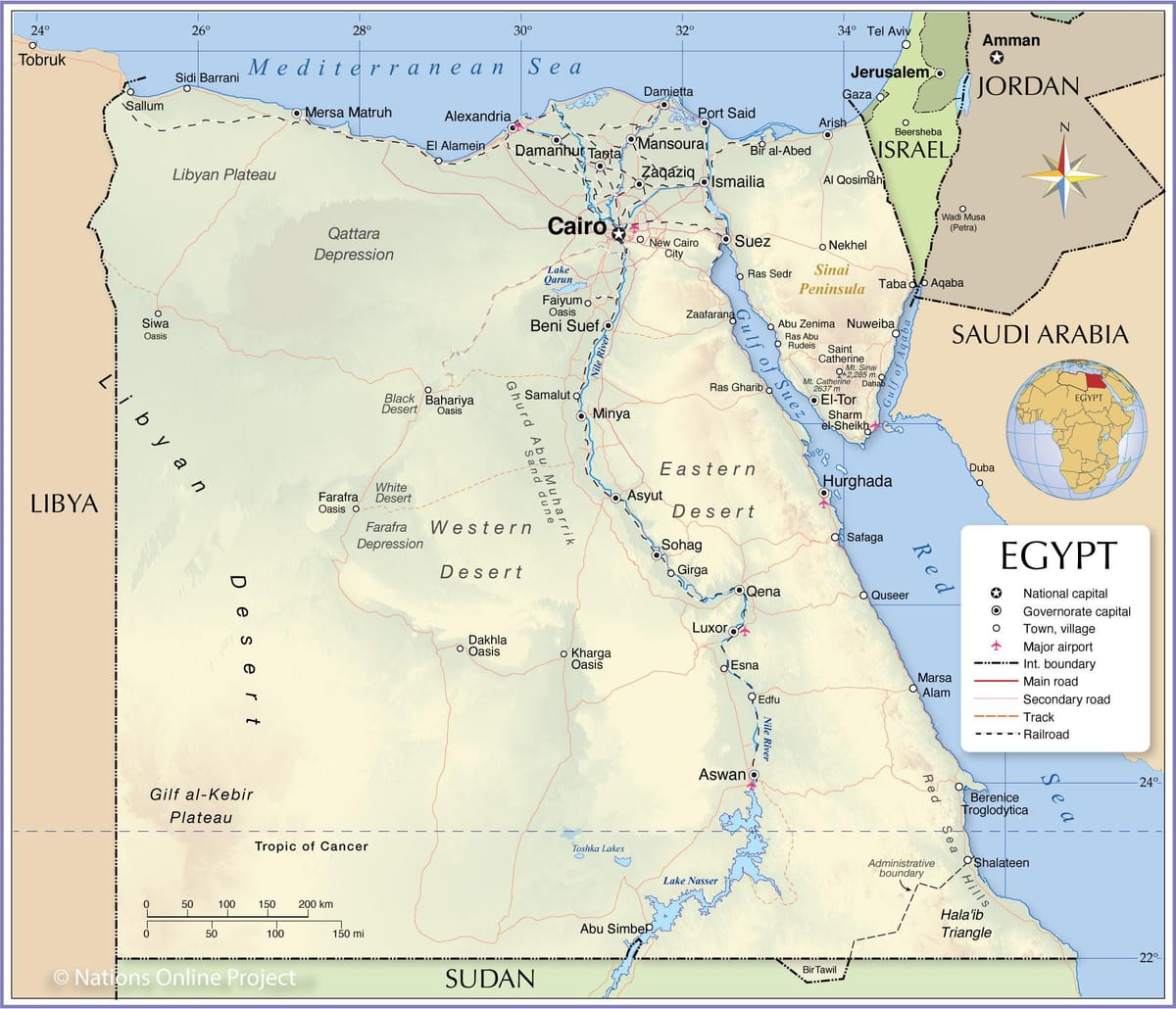 Mapa de la ciudad de El Cairo | Cairo Map 360